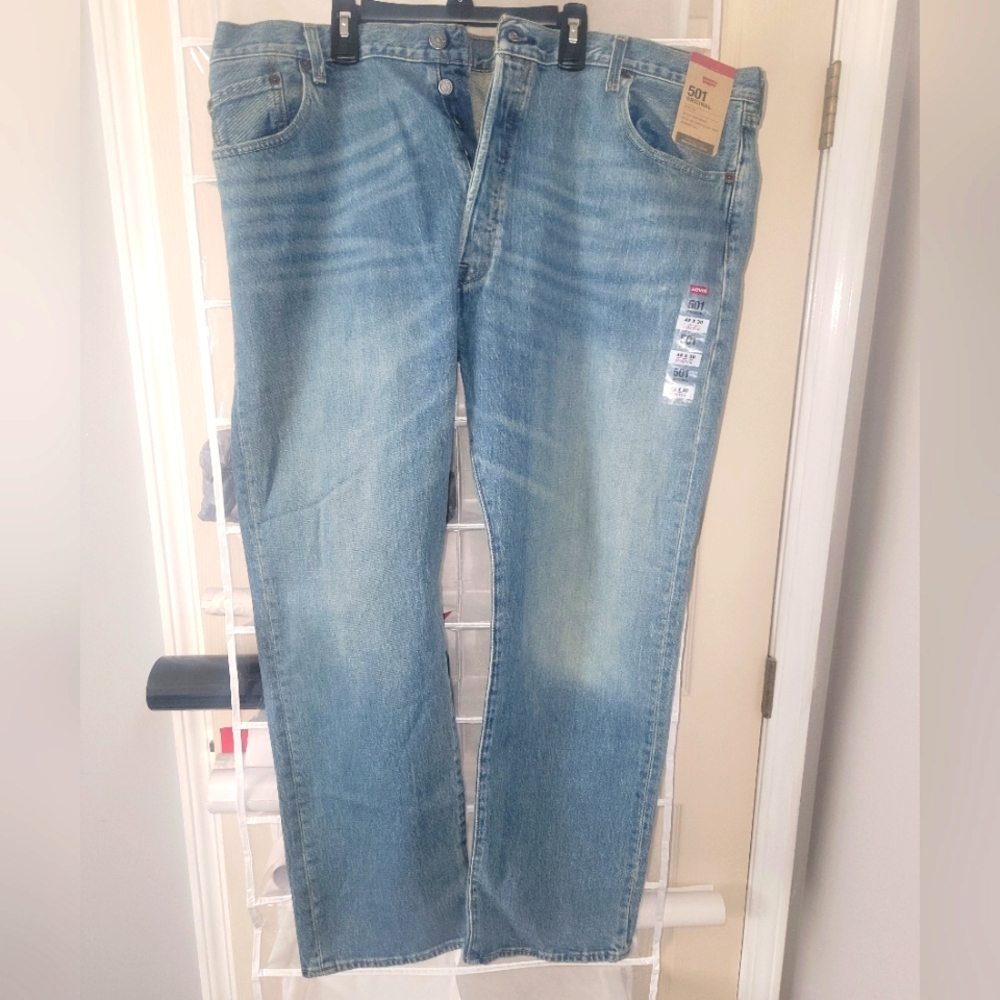 Levi's Men's 501 Original Fit Stretch Straight Leg Jeans - 00501-2333 Size 42x30